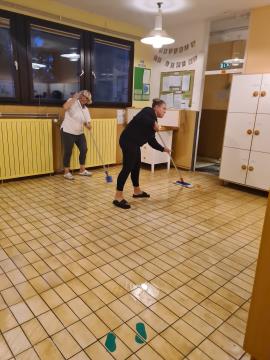 Poplavljen vrtec v Luciji. Foto PGD Sečovlje (2)